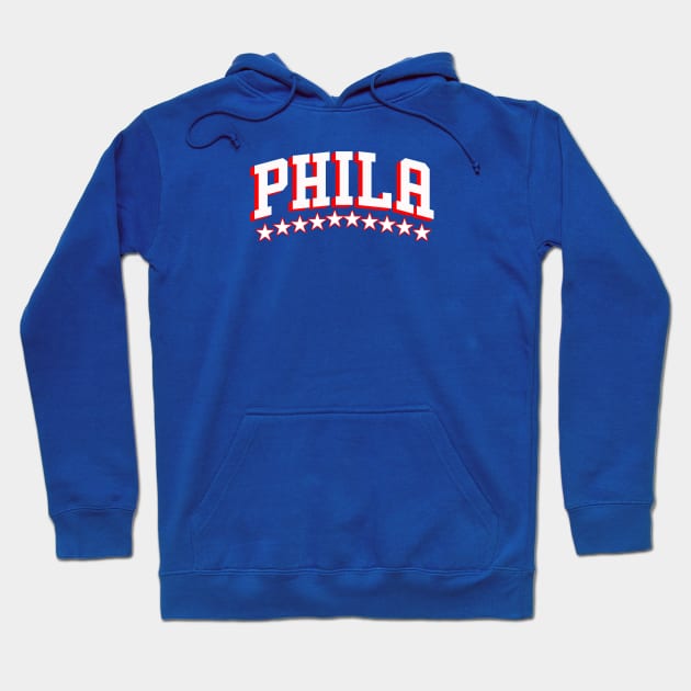 Sixers - Phila (Red and White) Hoodie by scornely